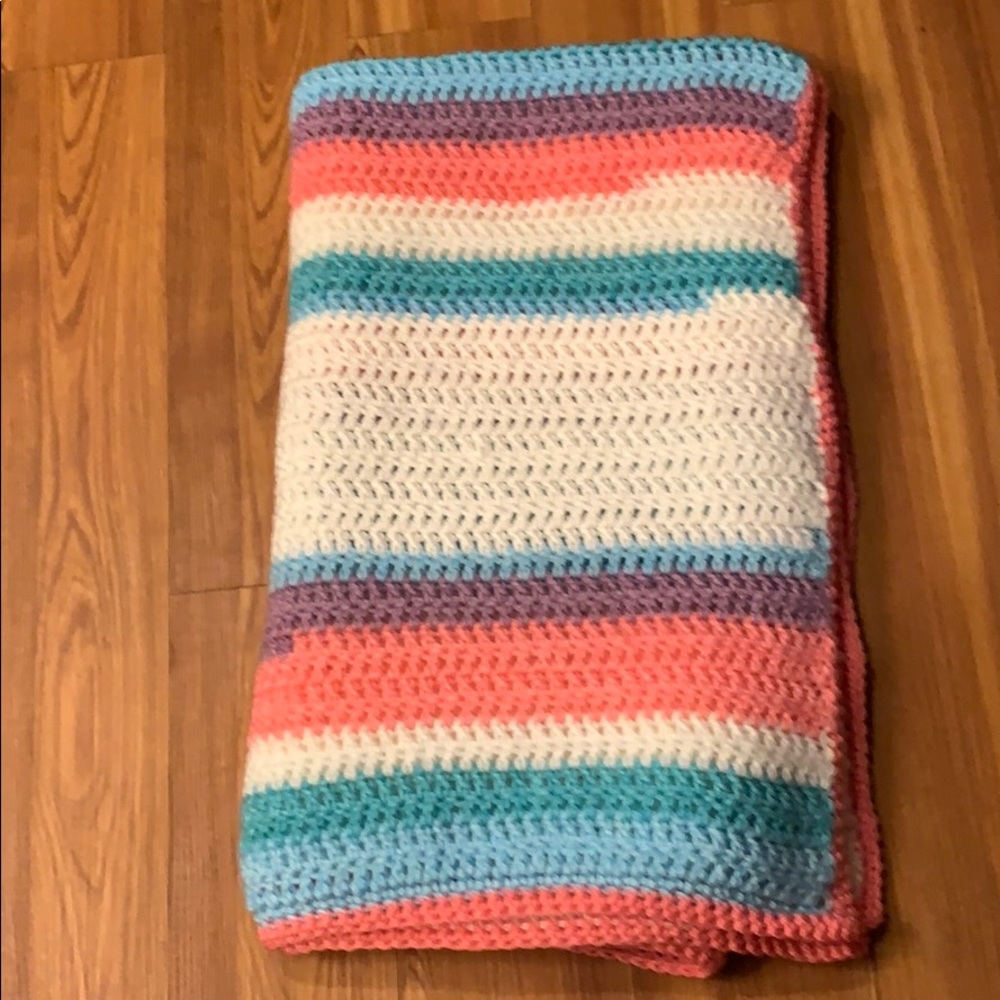 Handmade Crocheted Afghan/Throw